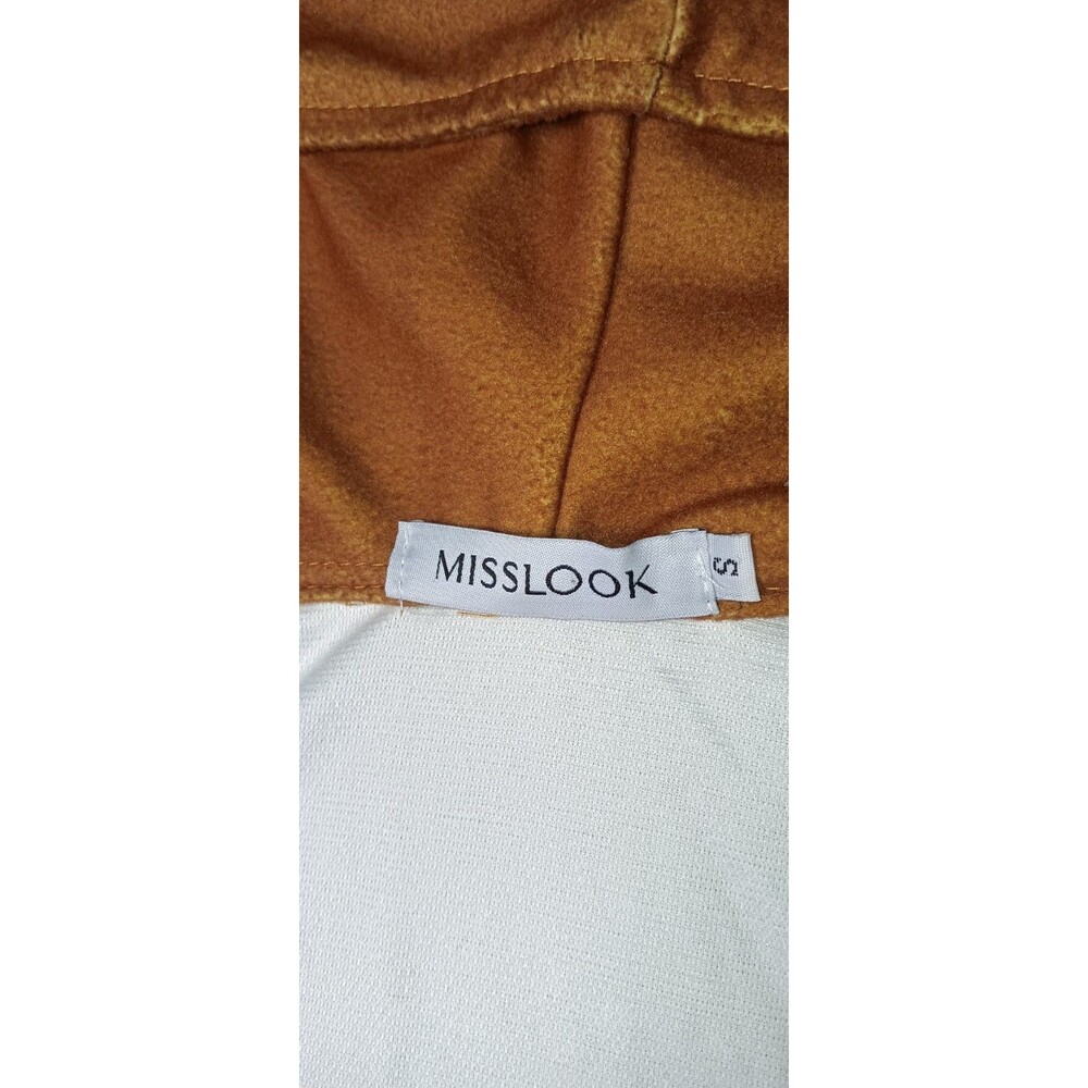 Misslook Hooded Open Front Longline Cardigan Duster Jacket S Boho Festival Folk - Picture 2 of 13